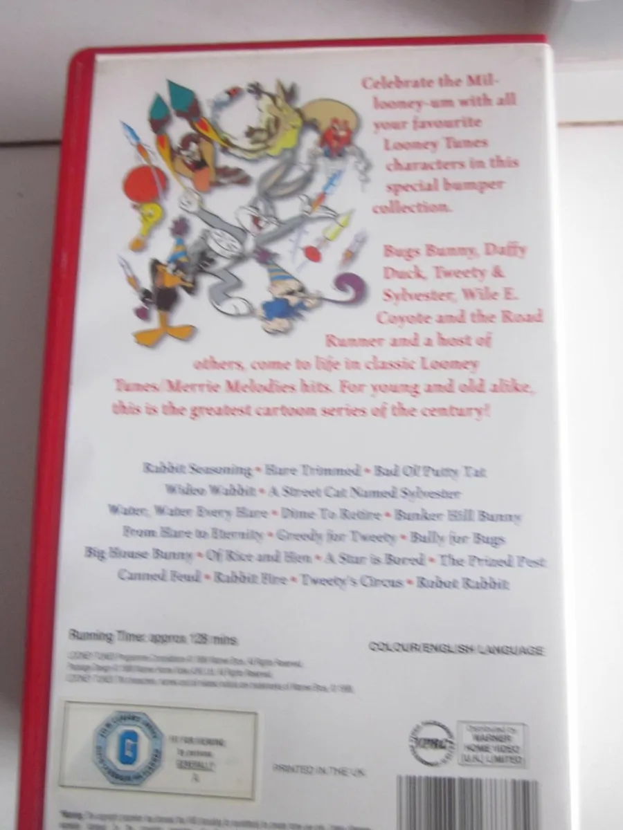 Bundle  Looney Tunes/ Tom&Jerry VHS Bumper Edition - Image 2