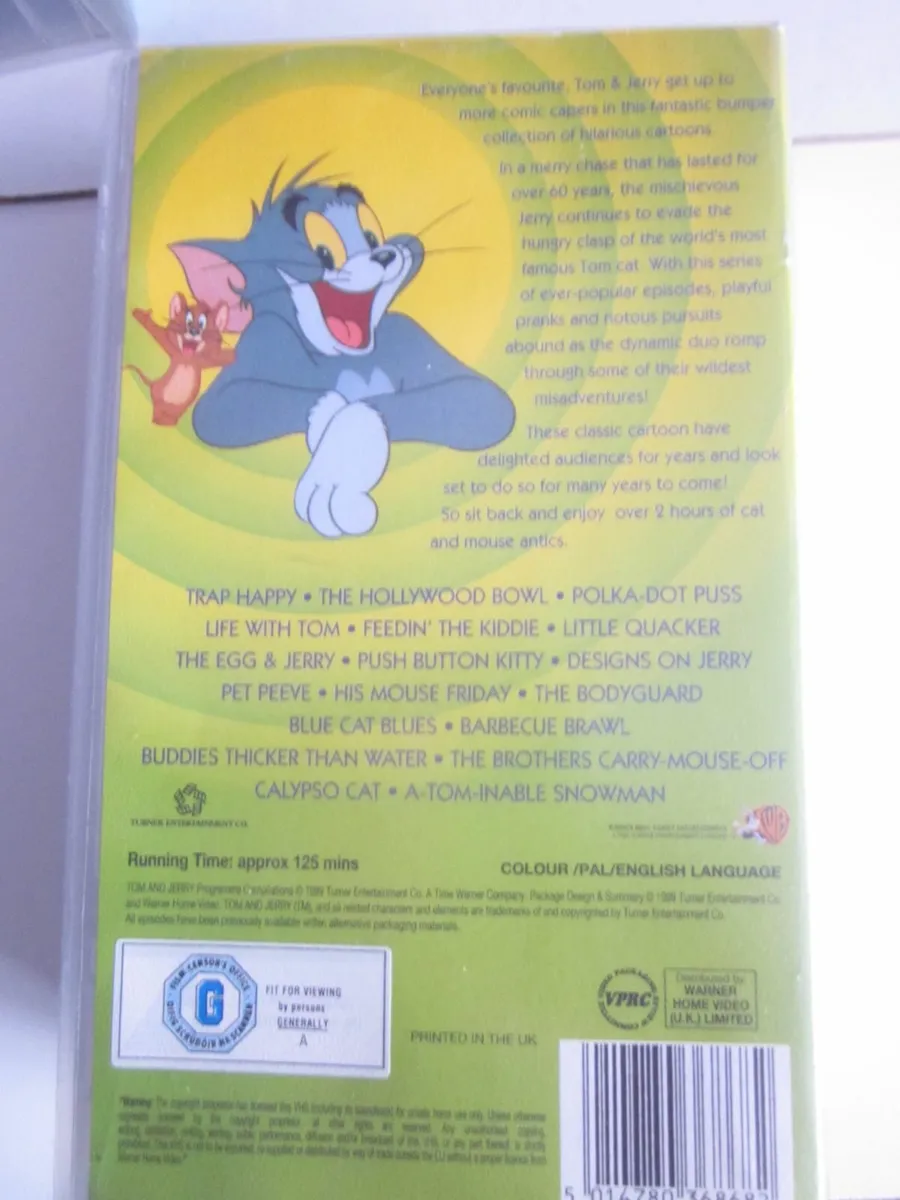 Bundle  Looney Tunes/ Tom&Jerry VHS Bumper Edition - Image 3