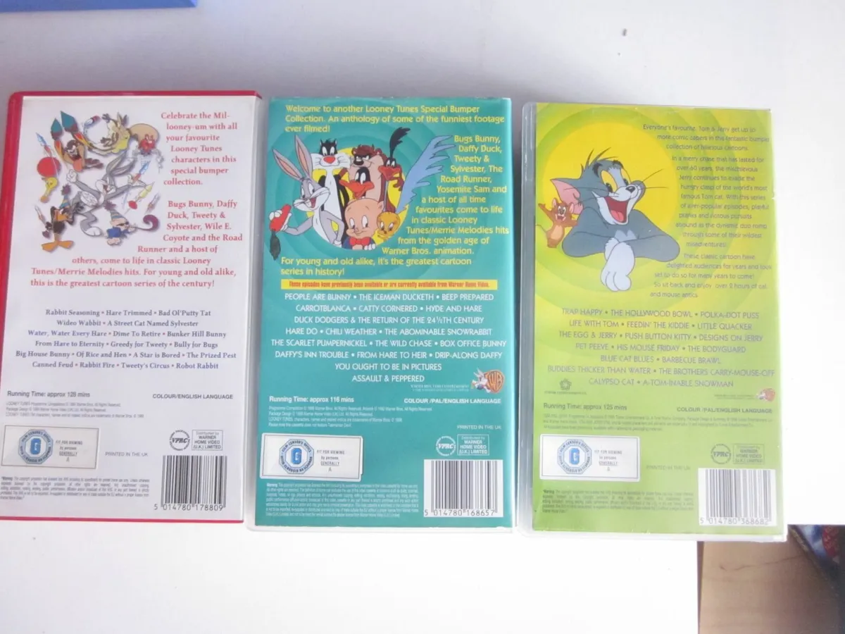 Bundle  Looney Tunes/ Tom&Jerry VHS Bumper Edition - Image 4