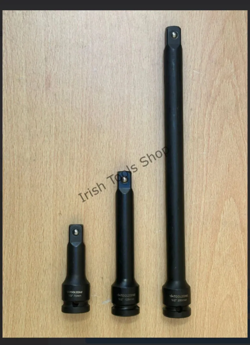 3Pc 1/2″ Impact Extension Bars