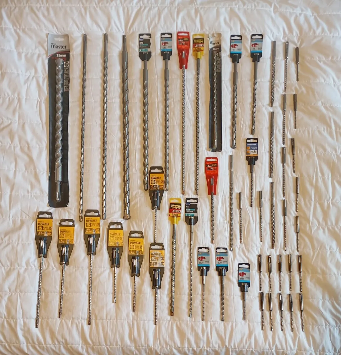 Large Bundle of SDS Masonry Drill Bits (New) - Image 1