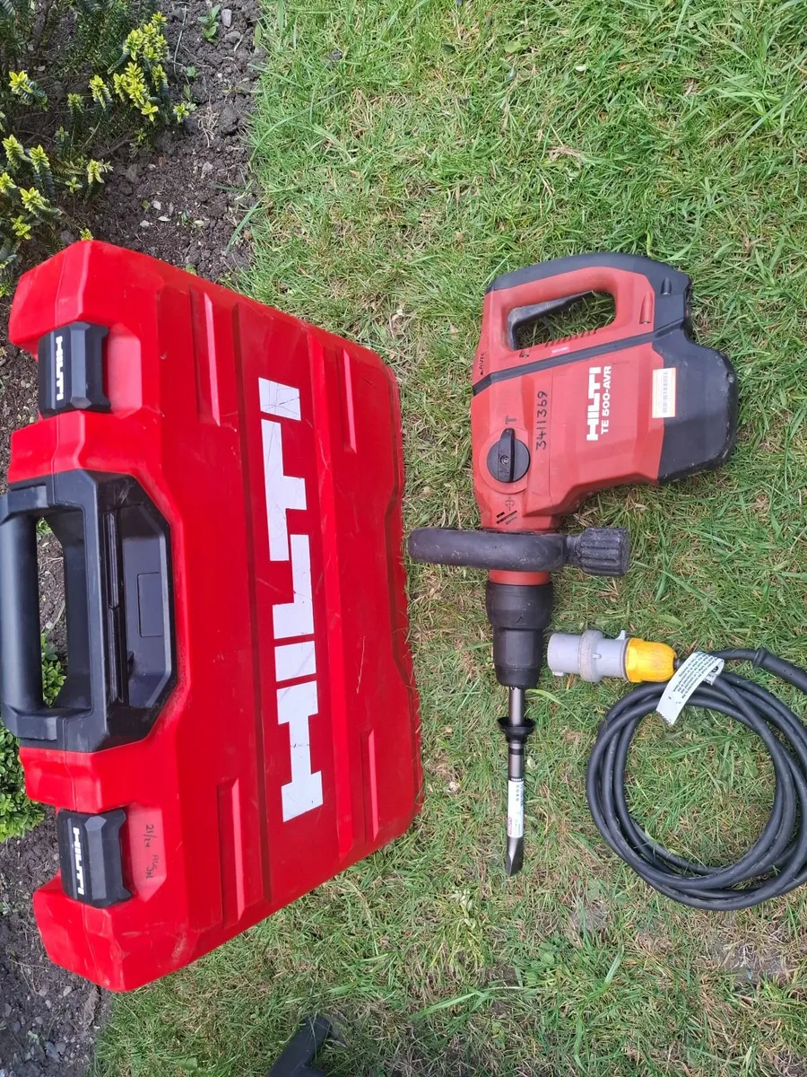 HILTI TE500AVR BREAKER/warranty 6-months - Image 1