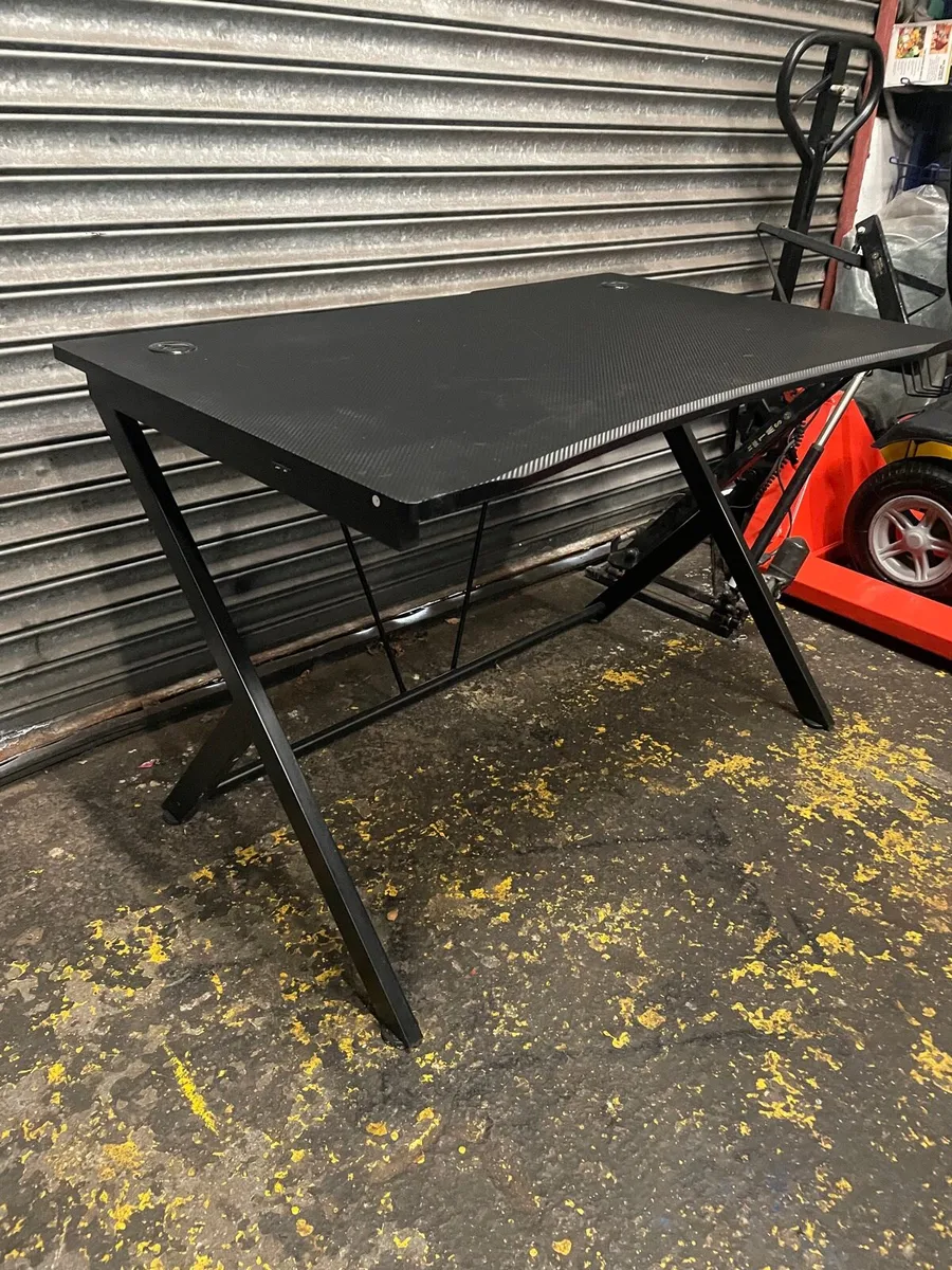 Office desk gameing carbon fiber look - Image 4