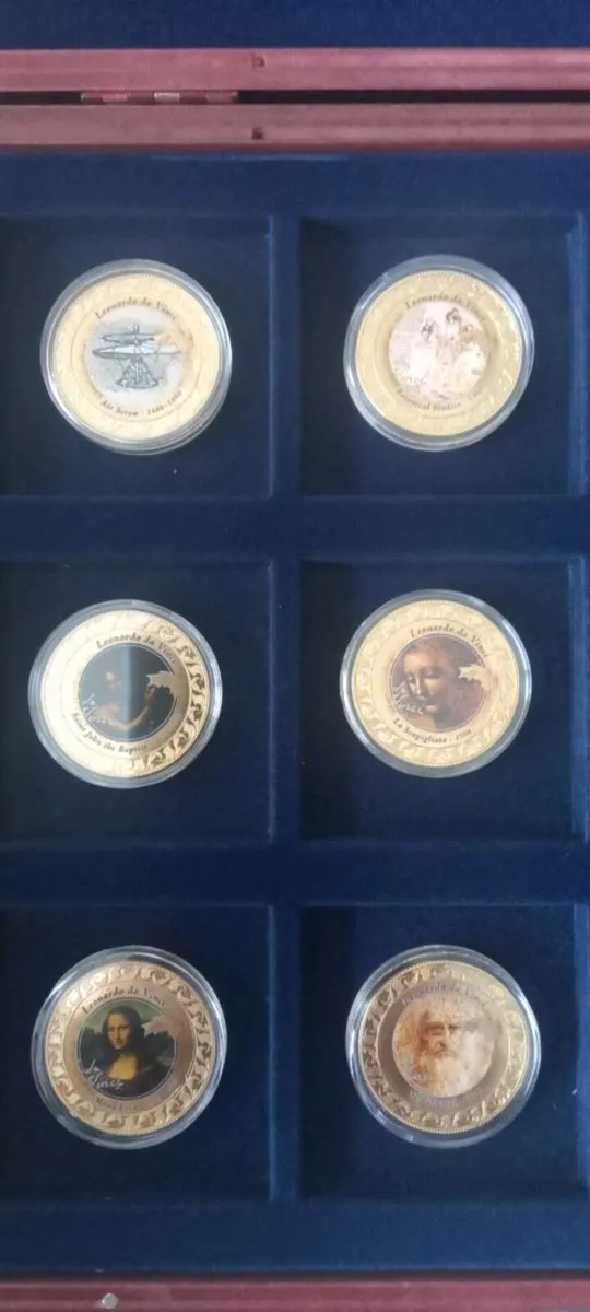 Leonardo Da Vinci Limited Edition 24k Gold set - Image 4