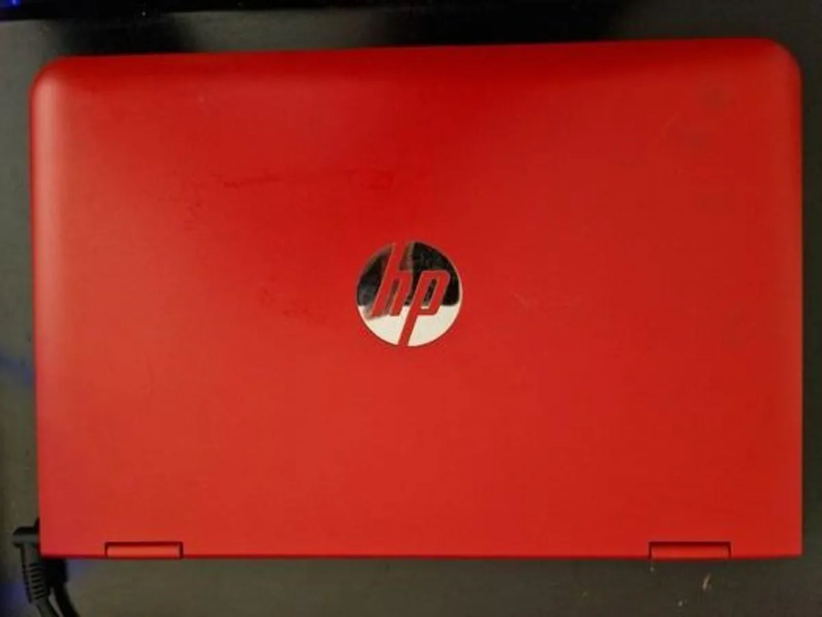 Red HP Pavillion Laptop, Windows 10 Home, 4GB Ram, - Image 1