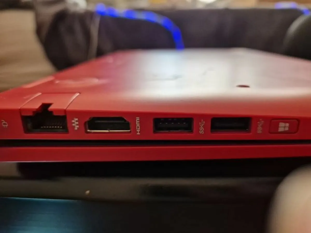Red HP Pavillion Laptop, Windows 10 Home, 4GB Ram, - Image 4