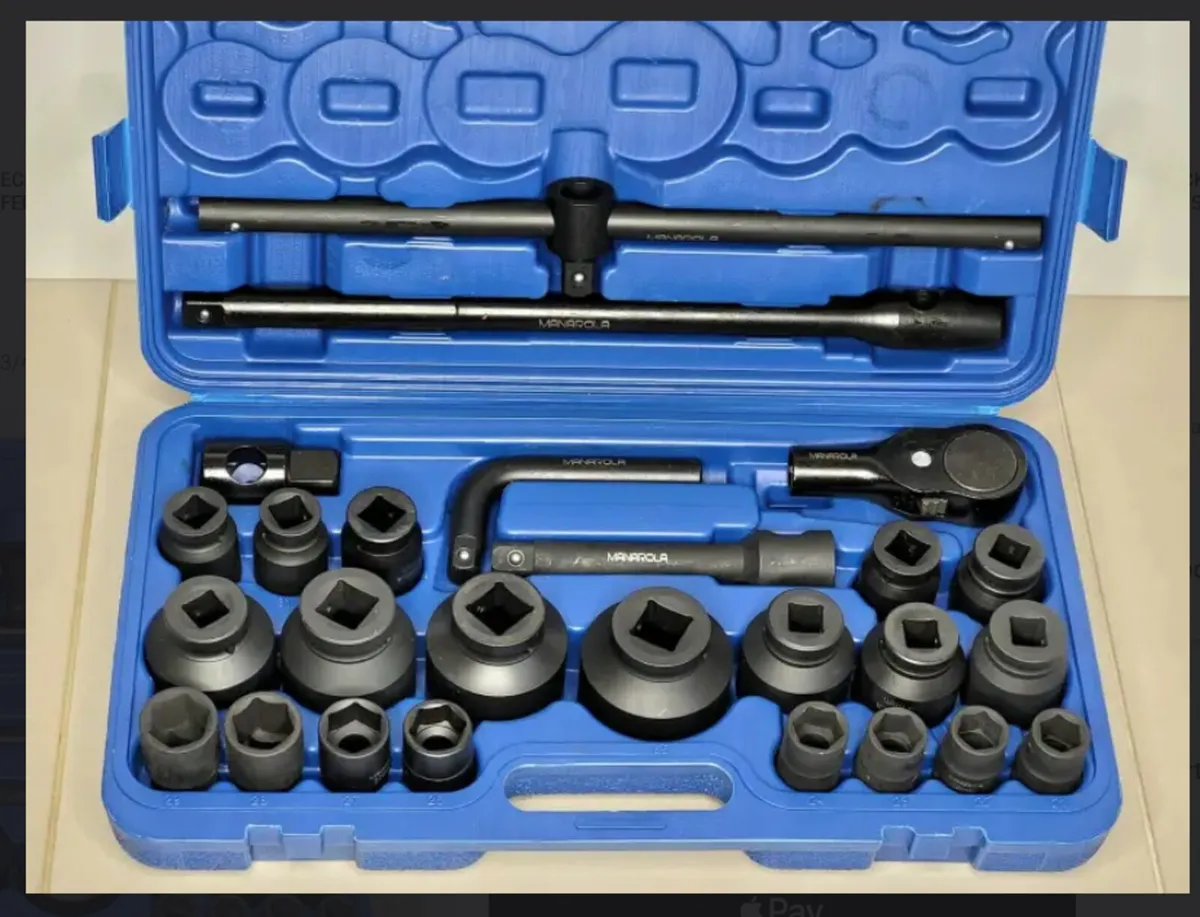 26 Piece 3/4″ Drive Heavy Duty Impact Socket Set