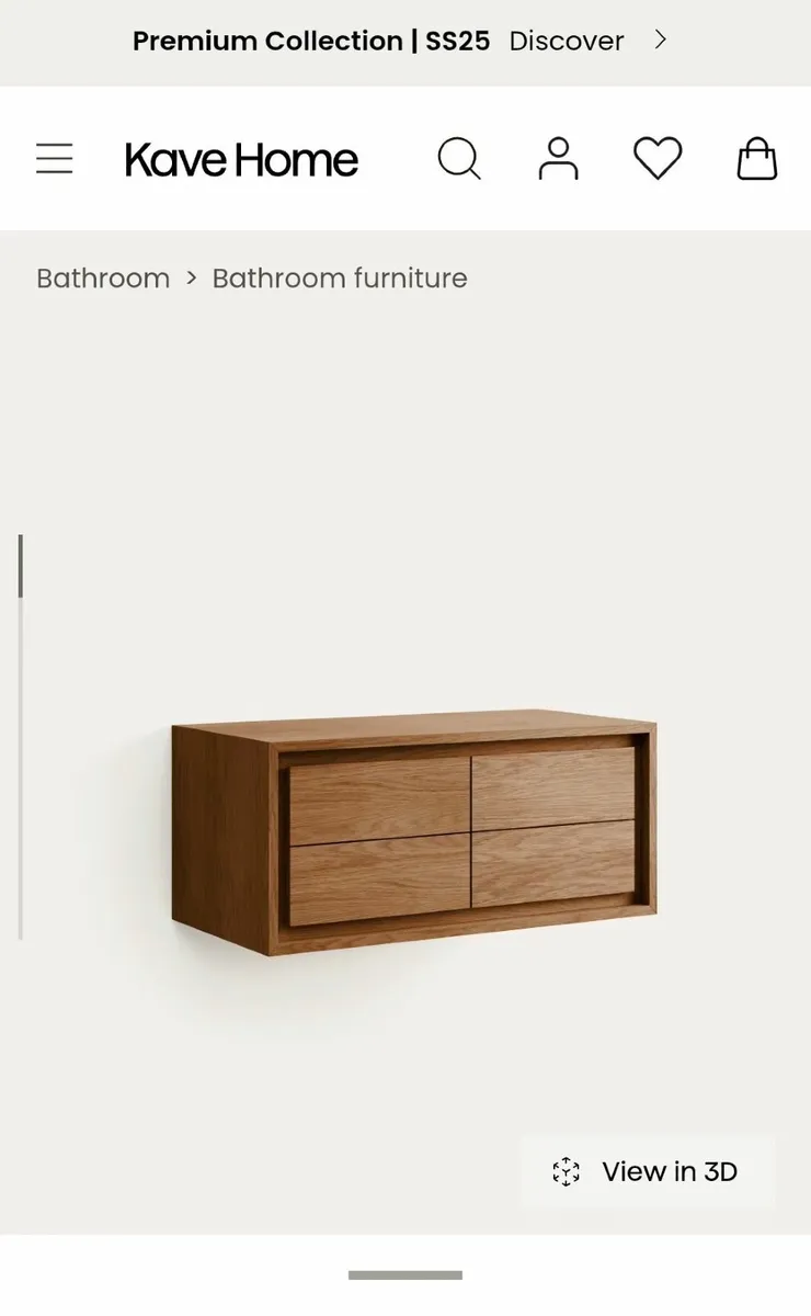 Kave Bathroom Vanity Unit - Image 1