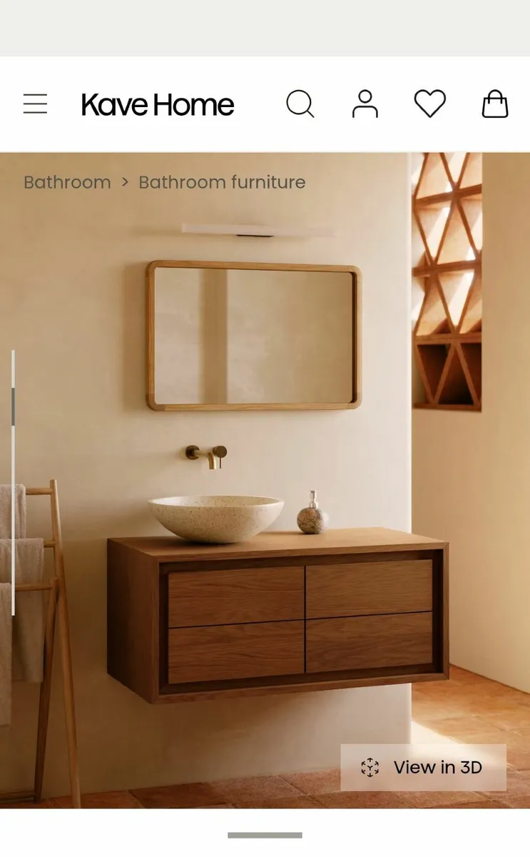 Kave Bathroom Vanity Unit - Image 3