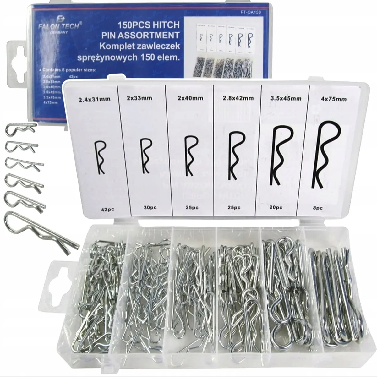 hitch pin assortment 150pcs - Image 1
