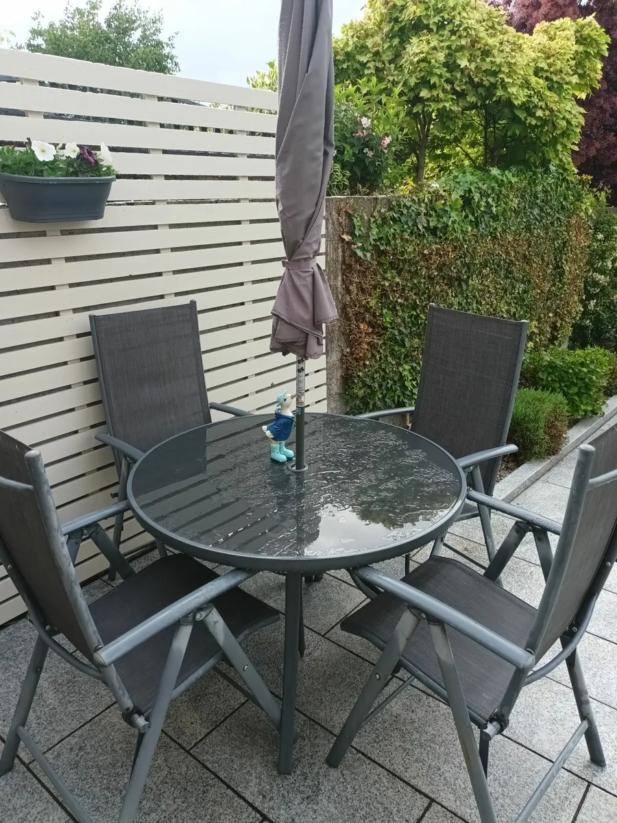 4 Seater Garden Dinning Set - Image 1