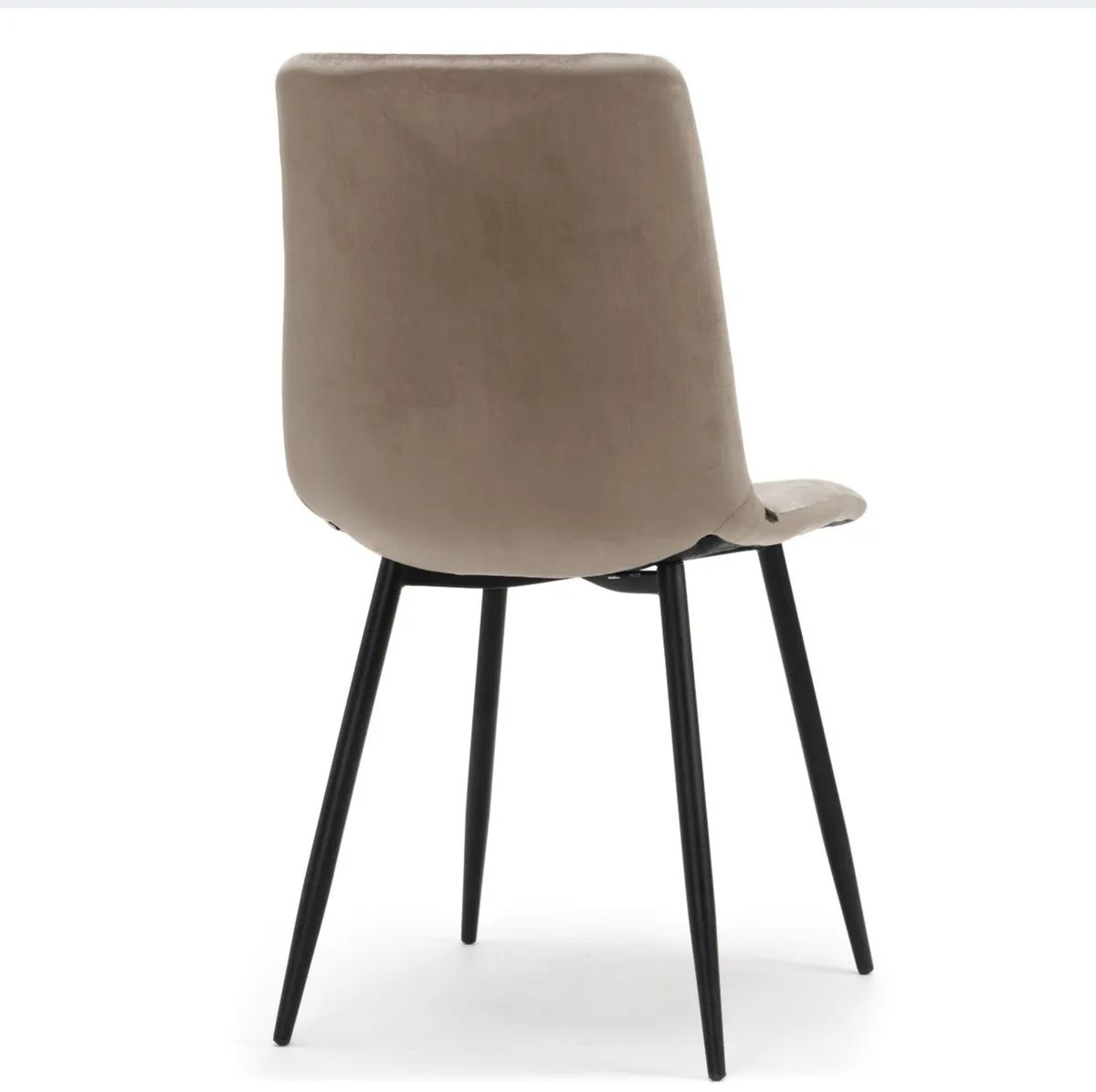 chairs 4 UPHOLSTERED CHAIRS FOR DINING ROOM DARK B - Image 4