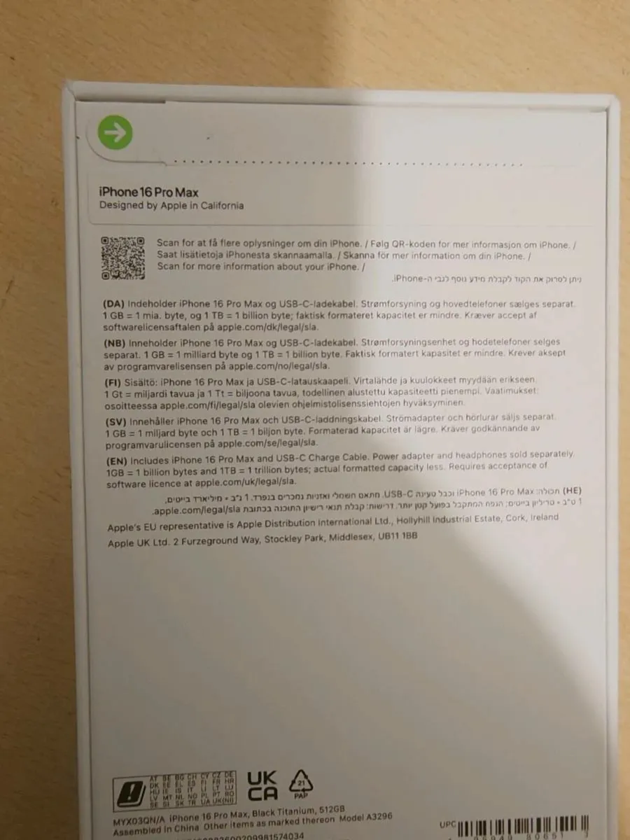 Unboxed brand new APPLE iPhone 16 Pro Max 512GB, - Image 3