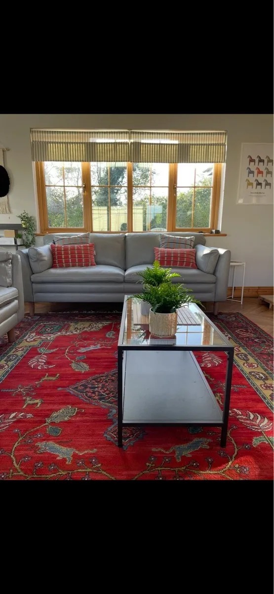 Handwoven Wool Rug for Sale. - Image 1