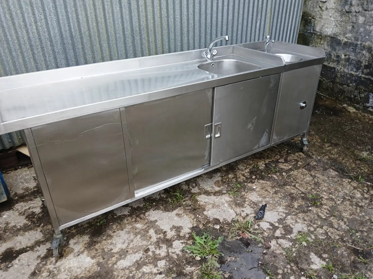 Stainless steel cabbinet ..../sink unit complete - Image 2