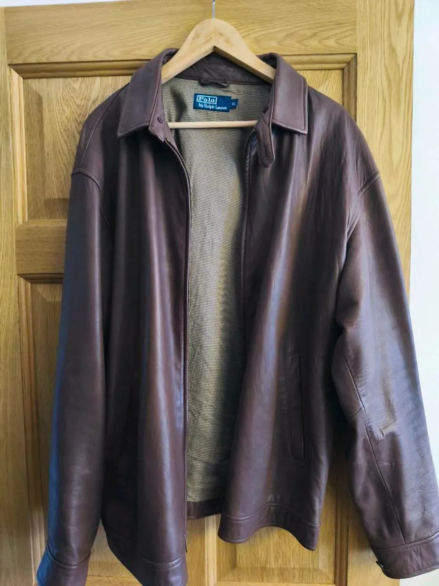Ralph Lauren Leather Jacket. - Image 1