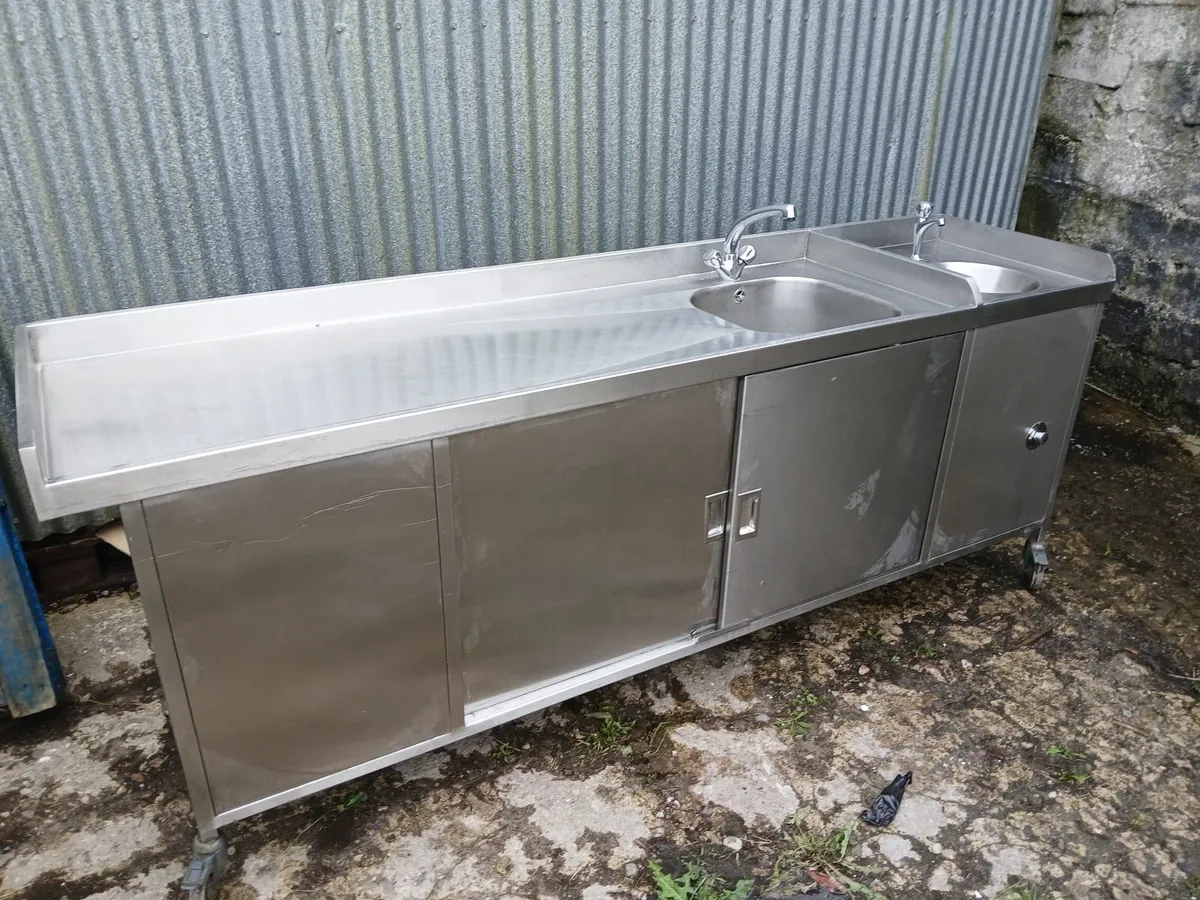 Stainless steel cabbinet ..../sink unit complete - Image 4