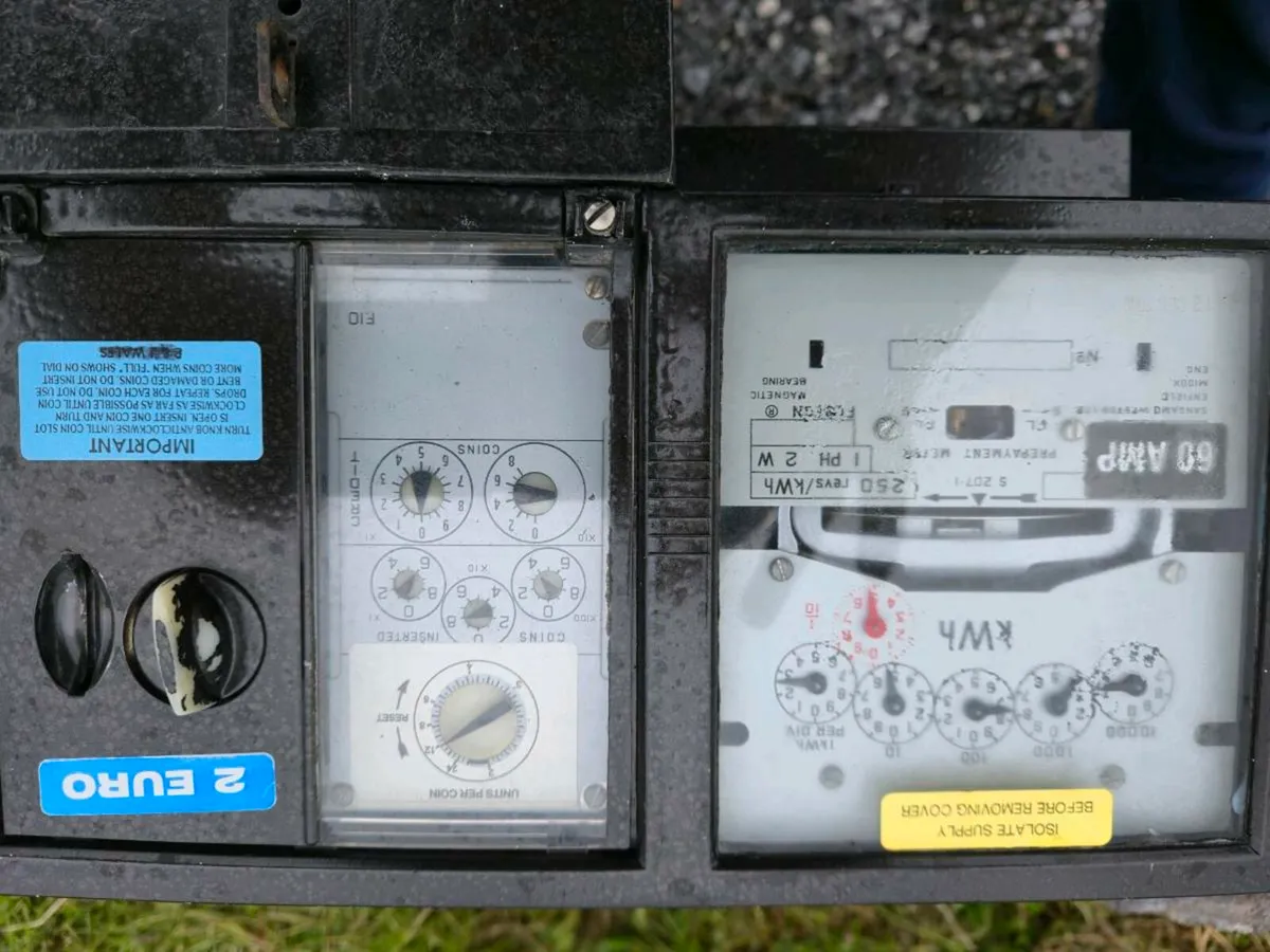 Electricity coin meter - Image 1