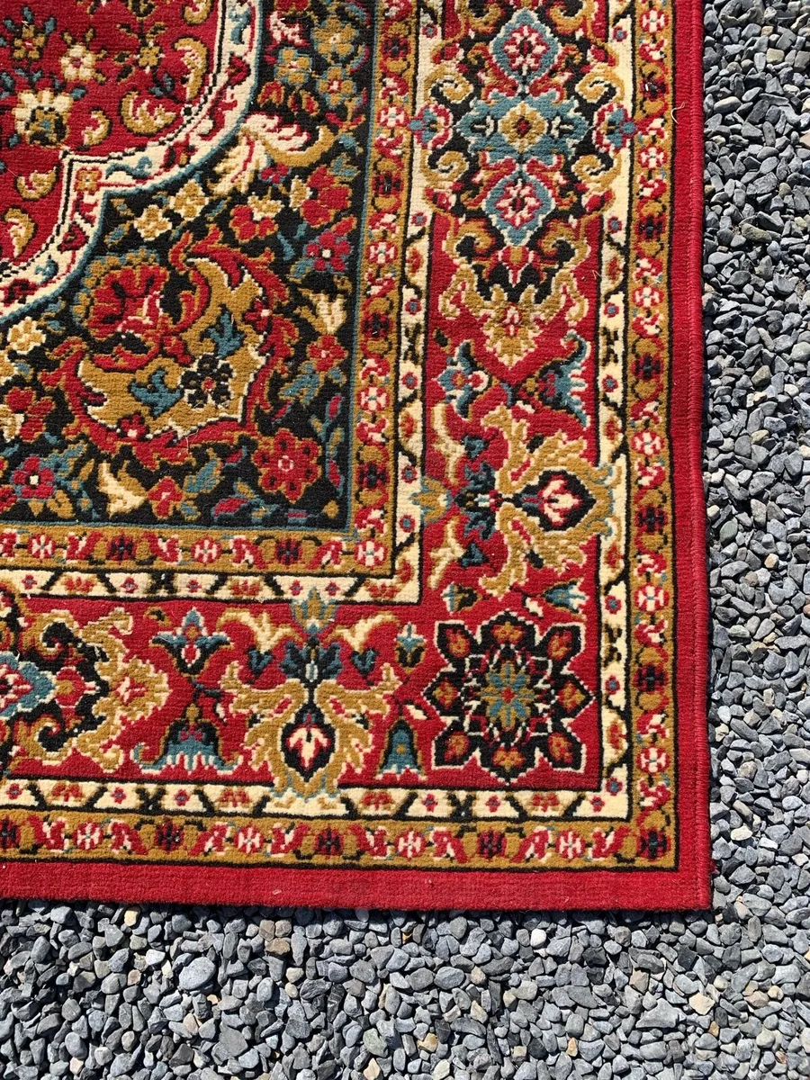 Craft collection traditional design wooven rug. - Image 3