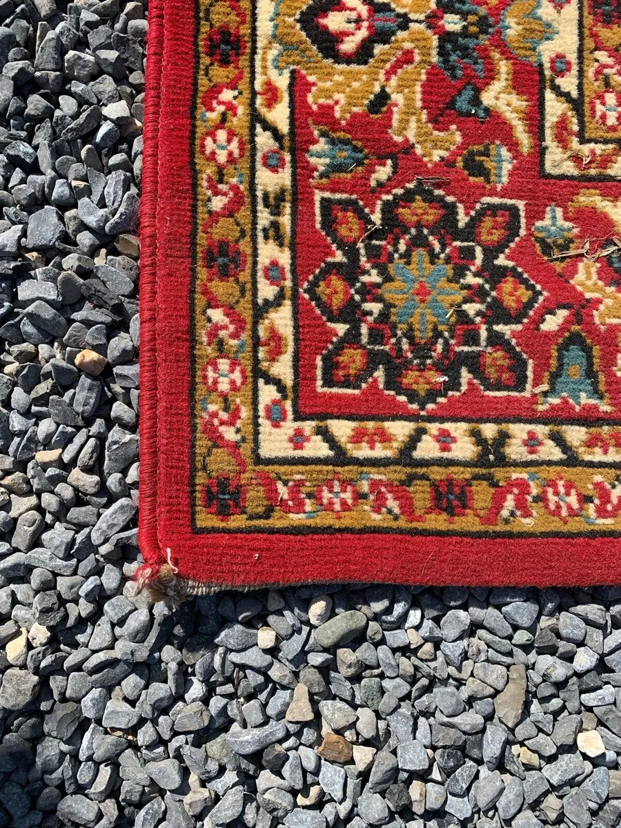 Craft collection traditional design wooven rug. - Image 4