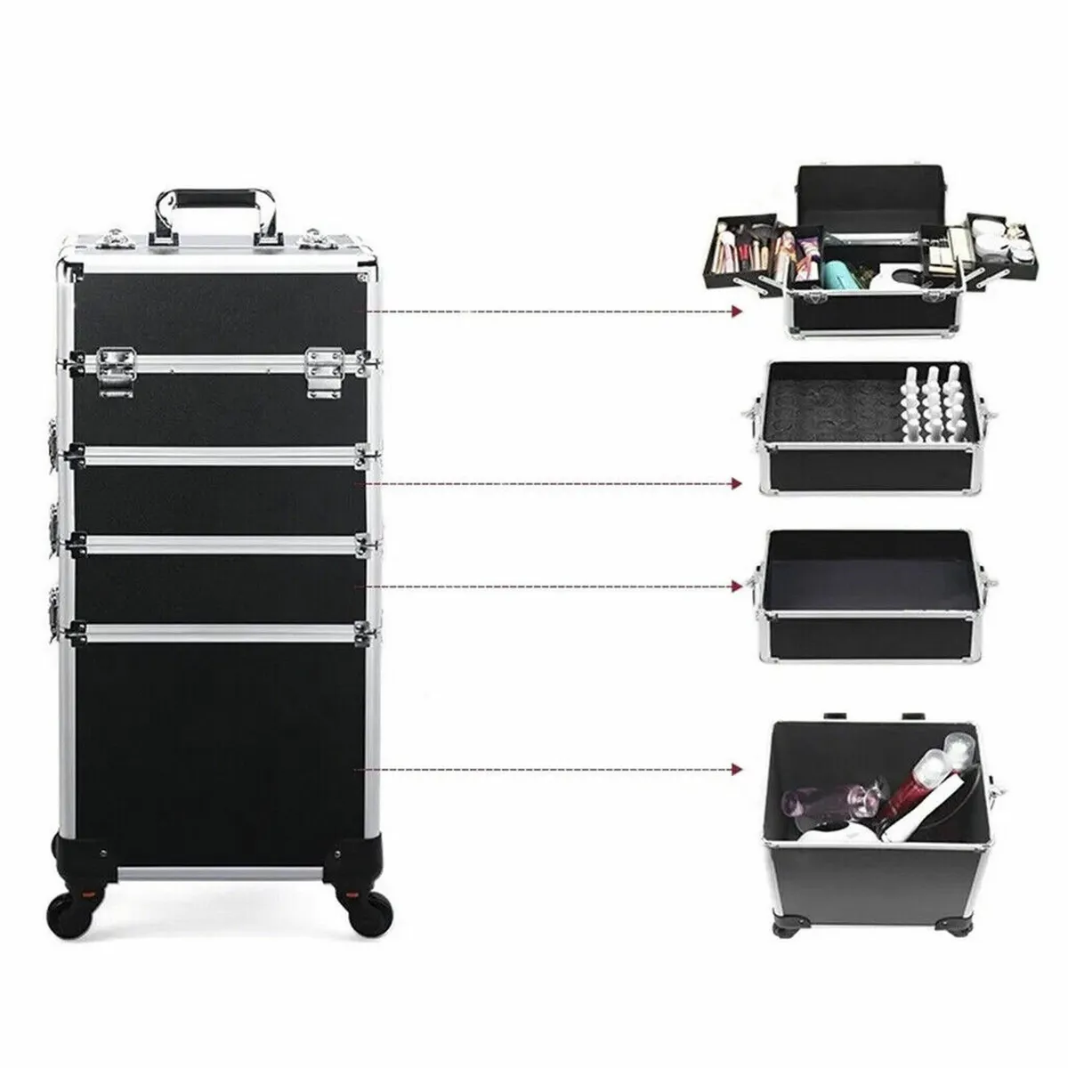 Cosmetic Case Makeup Trolley Beauty Organizer - Image 1