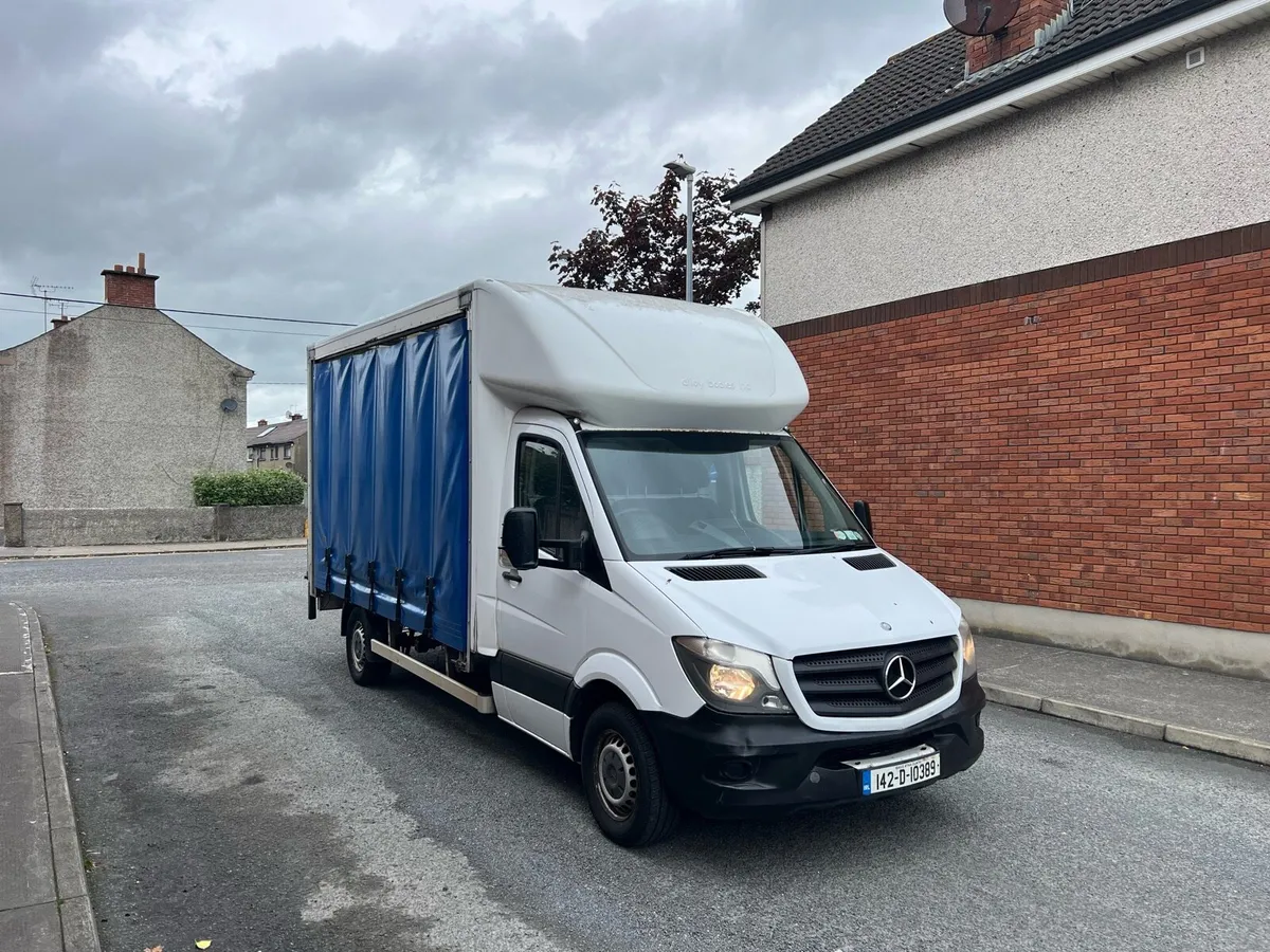2014 Mercedes sprinter curtain sider tail lift 313 - Image 1