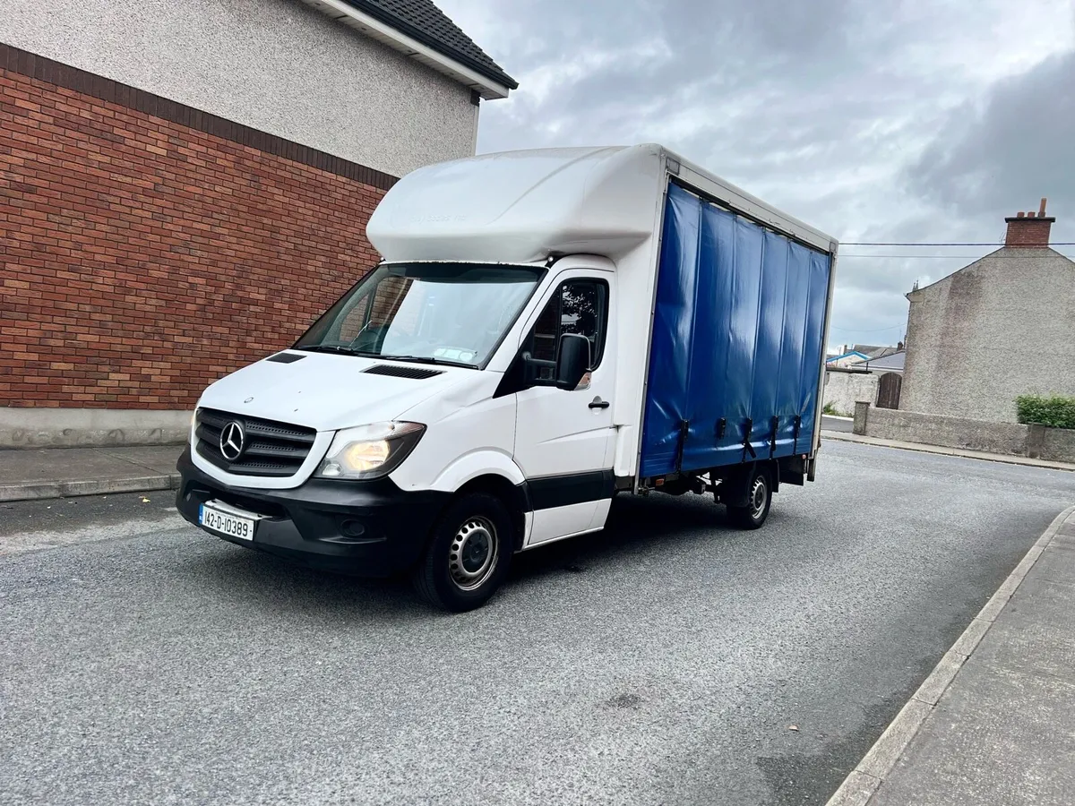 2014 Mercedes sprinter curtain sider tail lift 313 - Image 3