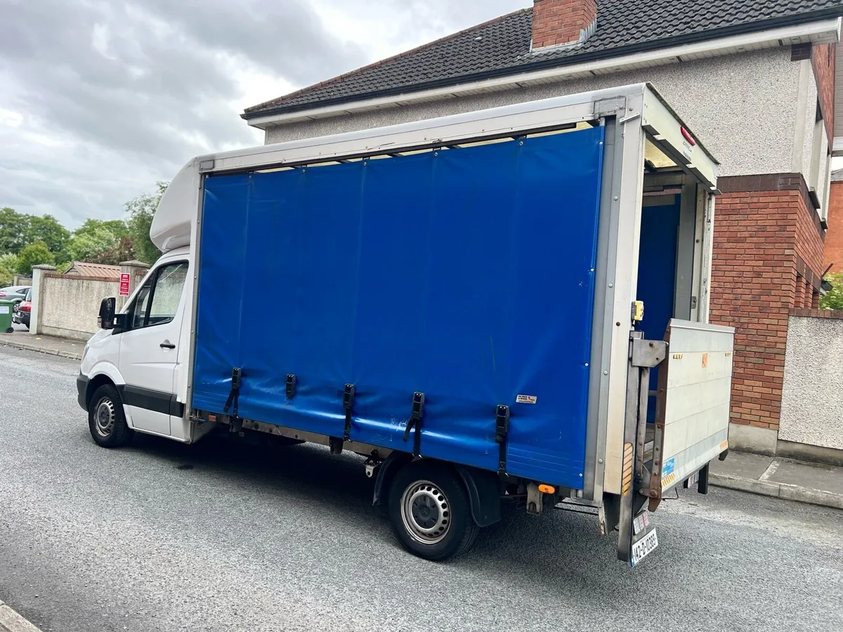 2014 Mercedes sprinter curtain sider tail lift 313 - Image 4