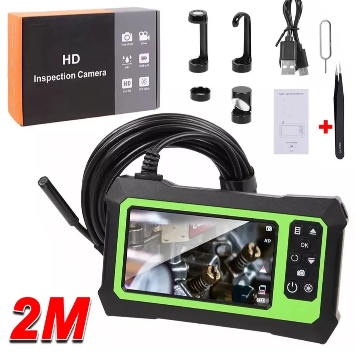 Industrial Endoscope Camera 1080P HD 4.3'' Screen - Image 2