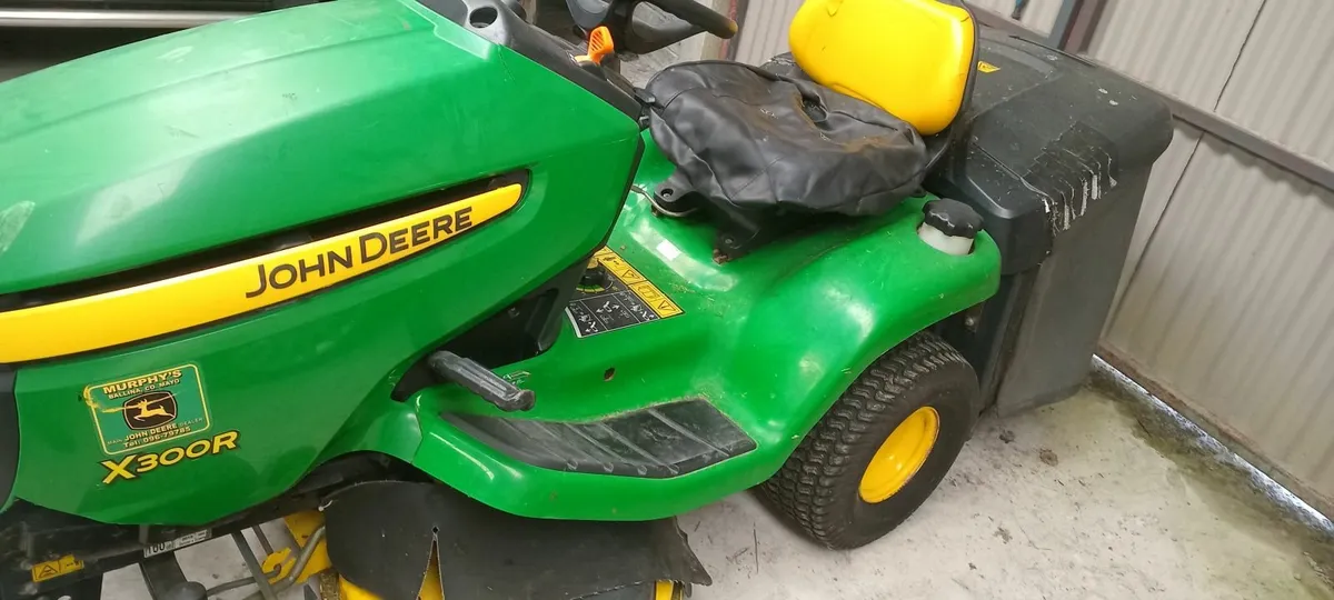John deere tractor mower