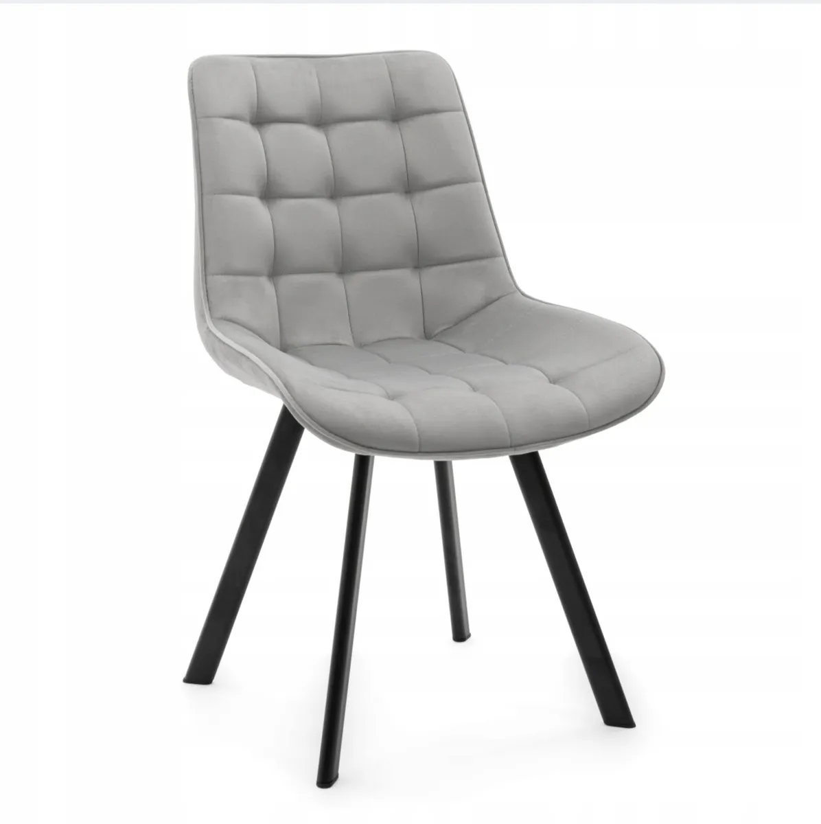 chairs 4 VELOUR UPHOLSTERED CHAIRS FOR DINING ROOM - Image 3