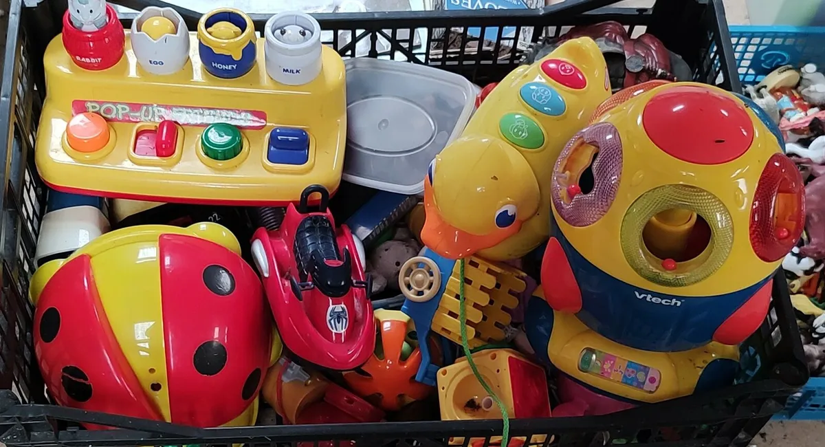 Kids plastic toys.