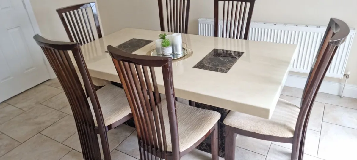 Dining room table and chairs - Image 3