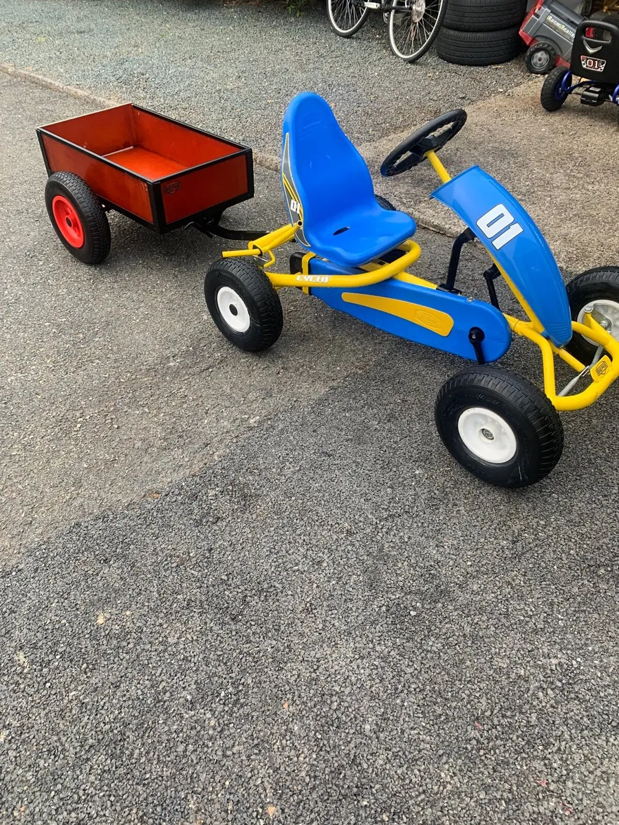Berg go kart and trailer - Image 1