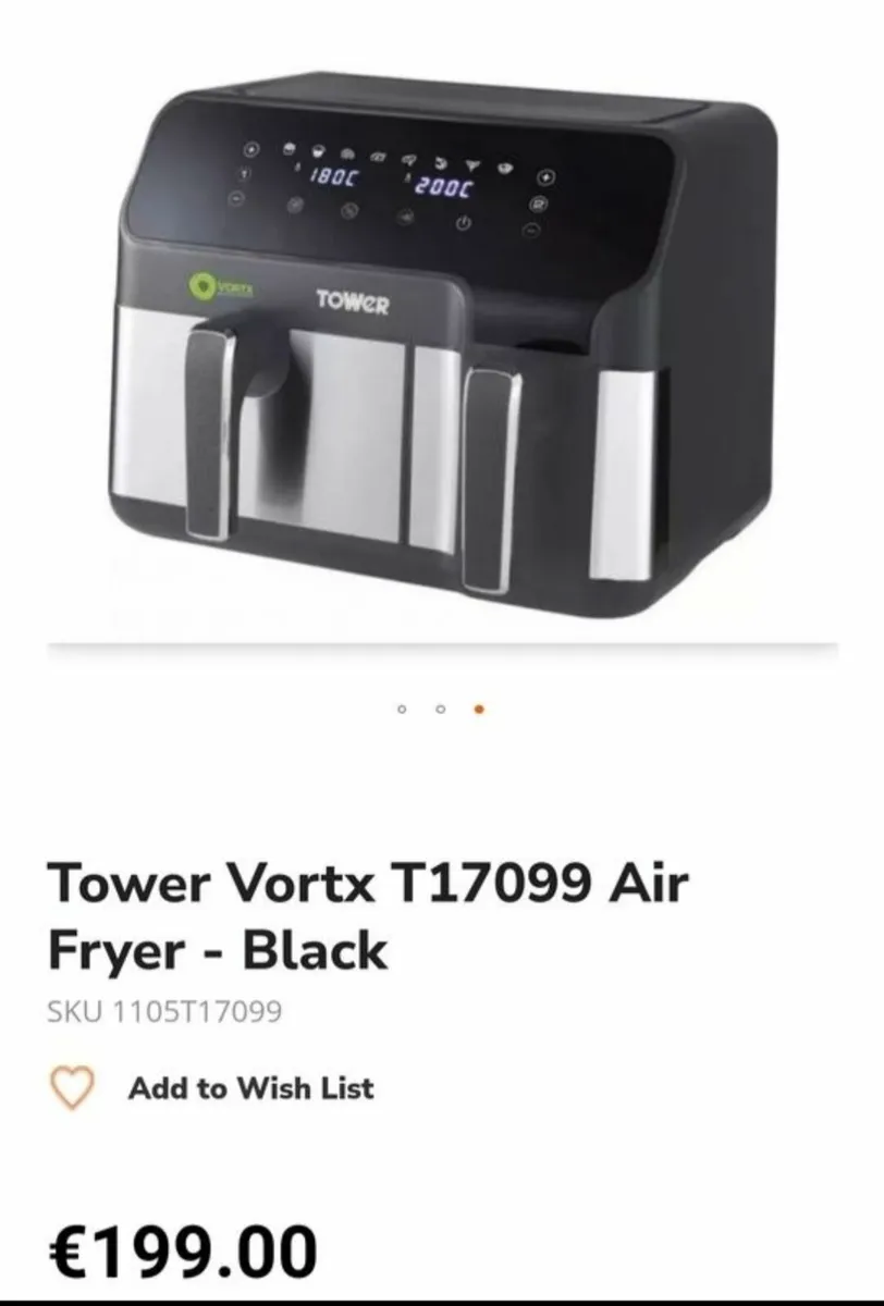 Tower Vortx Dual Air Fryer - Image 3