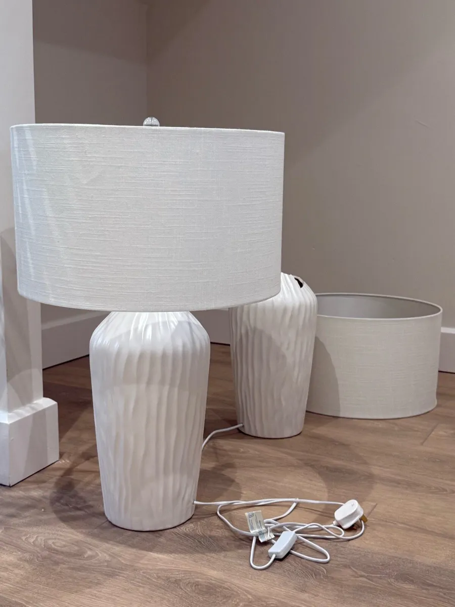 Dunnes bedside lamps - Image 1