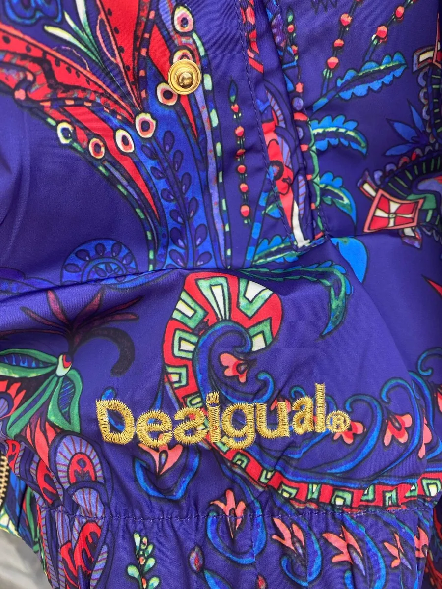 NEW Desigual Windbreaker Jacket, Size 44 - Image 3