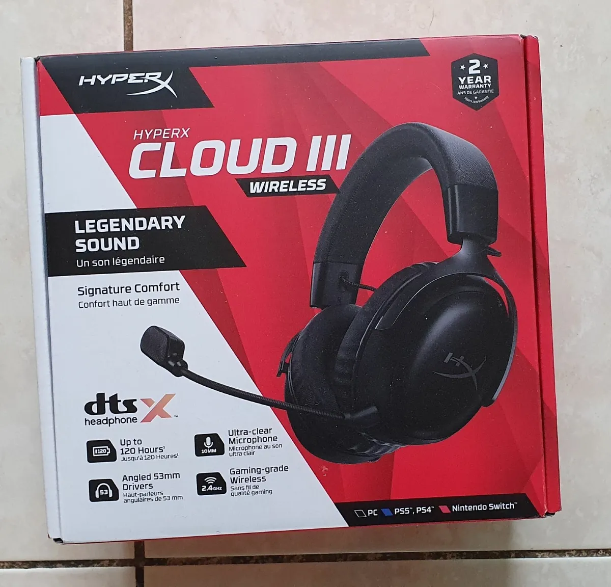 wireless gaming headset never used - Image 1