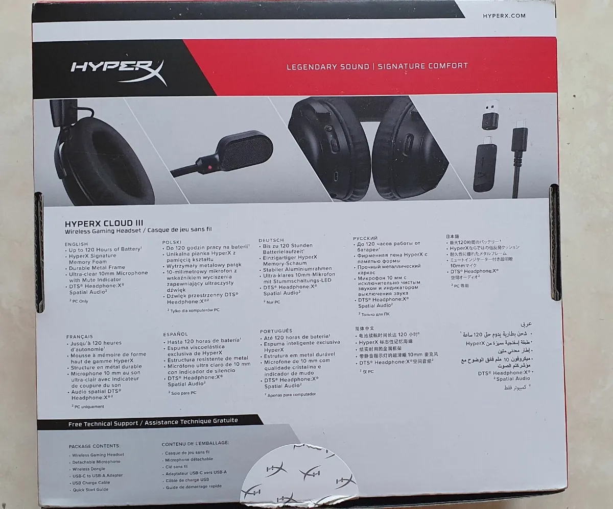 wireless gaming headset never used - Image 2