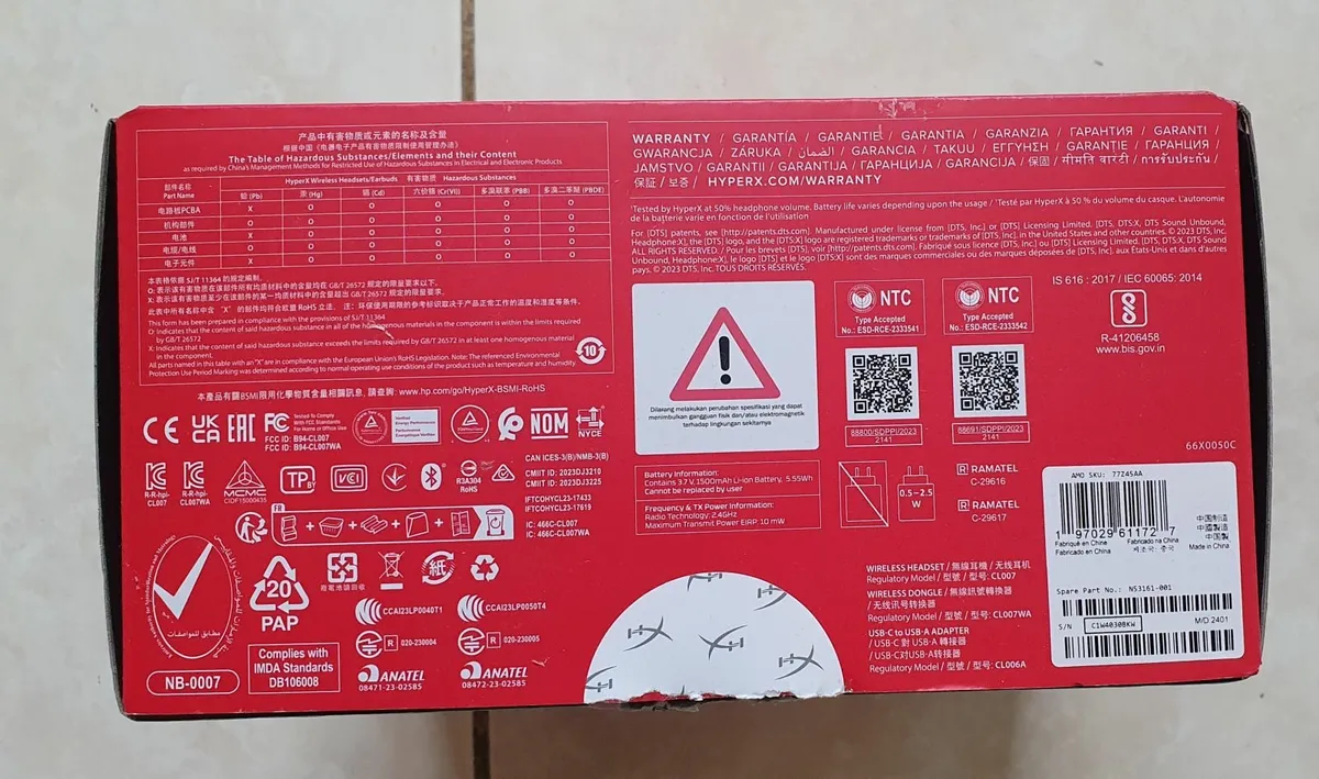 wireless gaming headset never used - Image 4