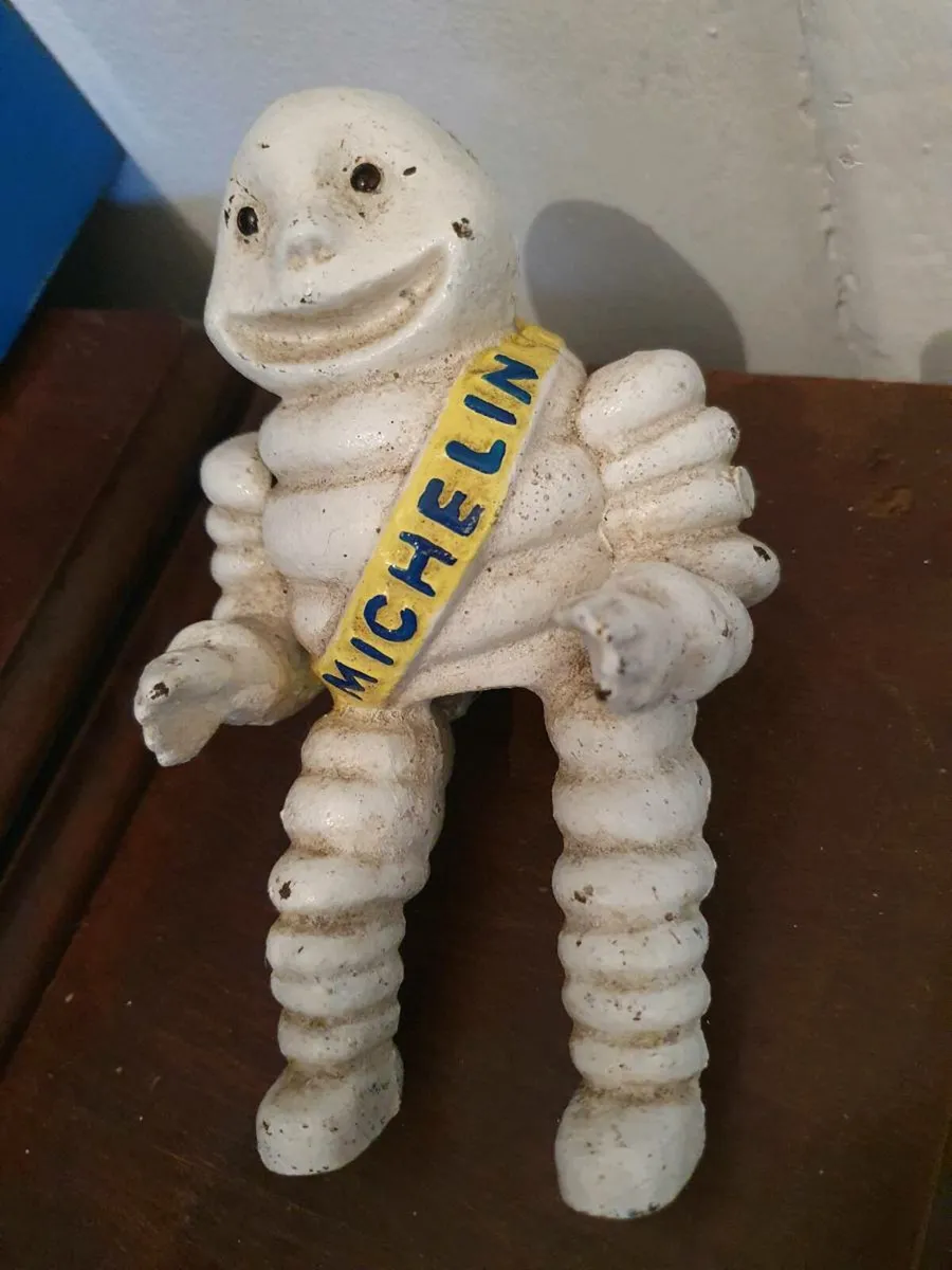 Vintage michelin man cast iron - Image 2