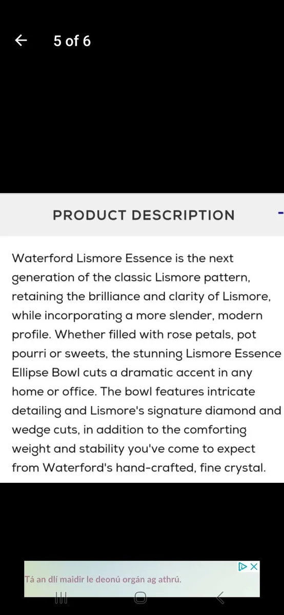 Waterford Crystal Bowl - Image 4