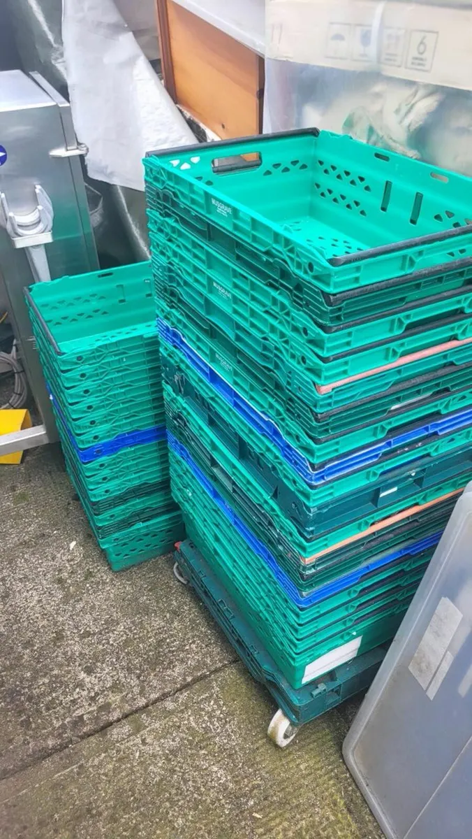 plastic crates