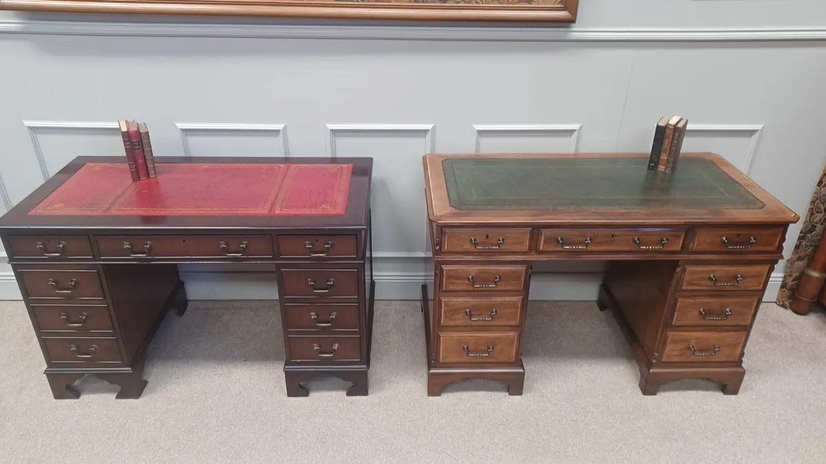 Traditional Vintage Georgian Style Desks - Image 2