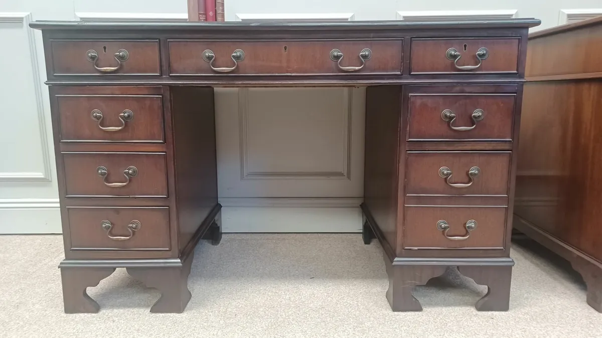 Traditional Vintage Georgian Style Desks - Image 4