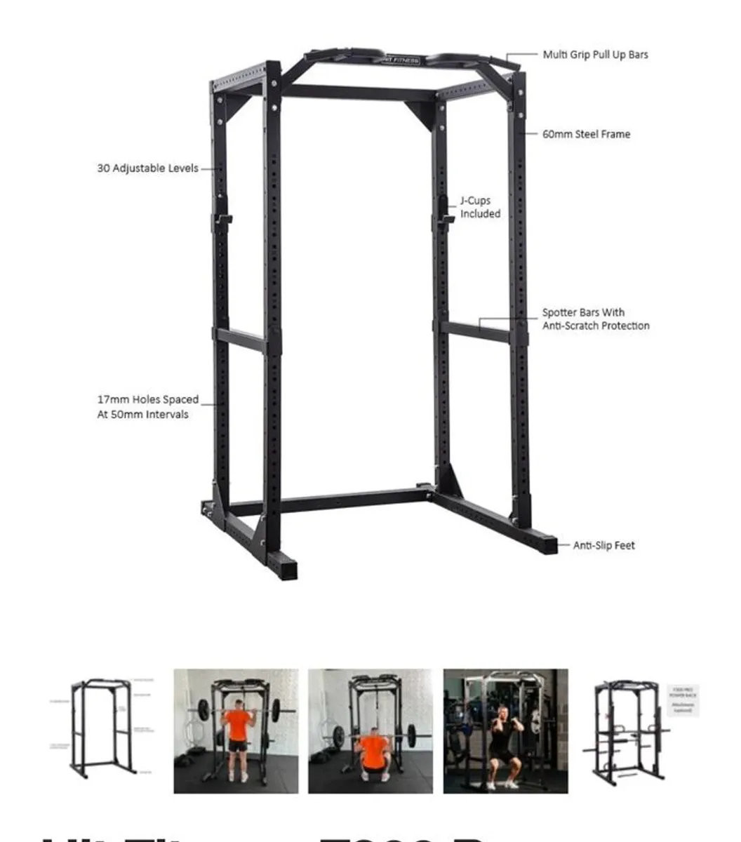 Power Rack with High & Low cable pully - Image 2