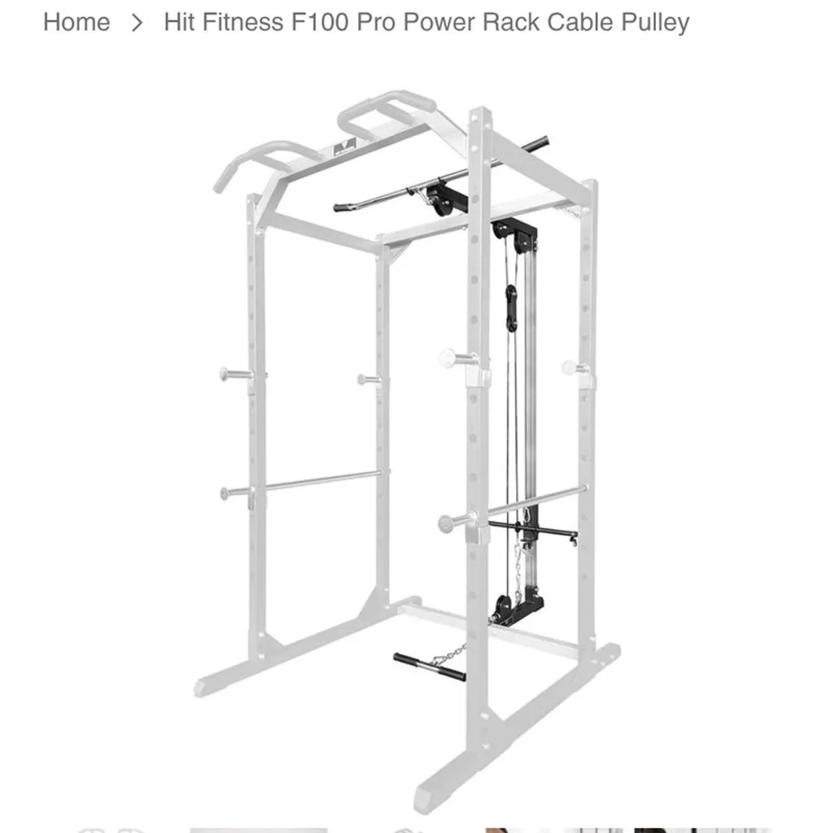 Power Rack with High & Low cable pully - Image 4