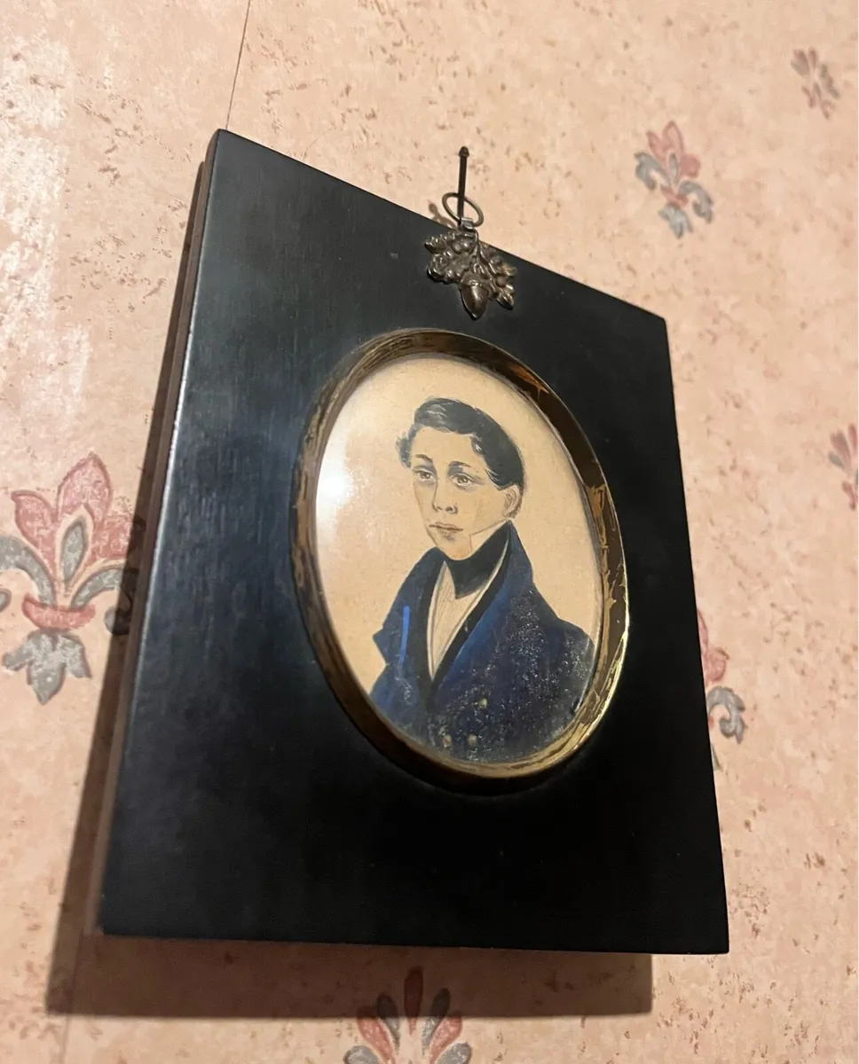 Pair of miniature portrait originals - Image 3