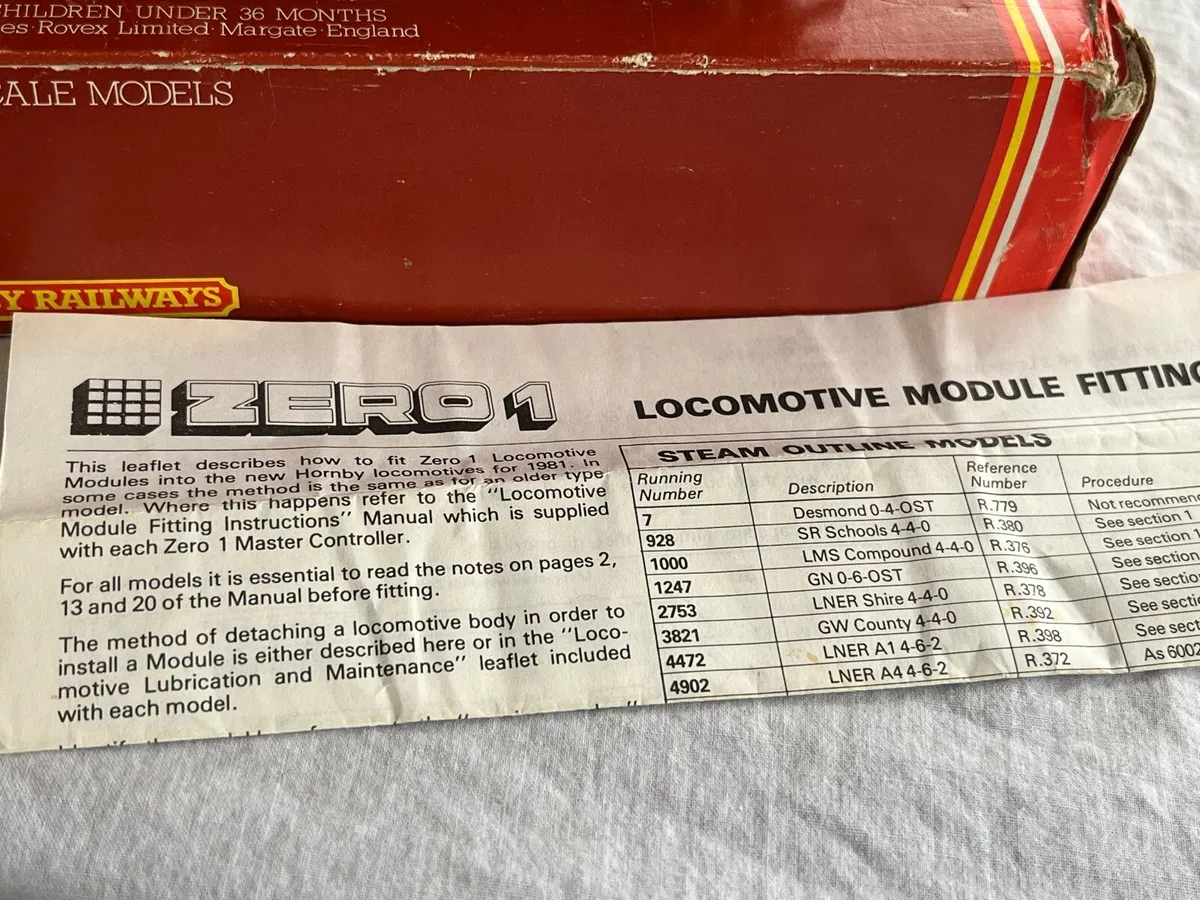 4-4-0 Hornby LMS Model Railways Steam Engine BOXED - Image 4