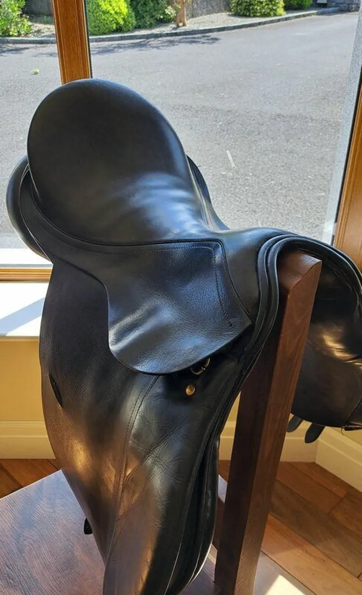 Albion GP Saddle 17.5" M Leather (Black) - Image 3